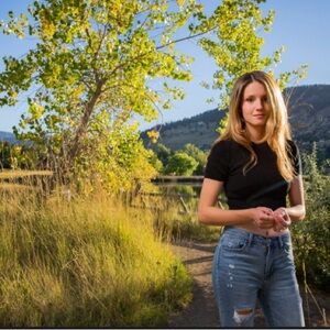 Altar’d State knitted black crop top size small